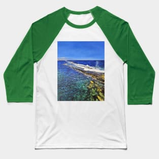 Port Noarlunga Reef Baseball T-Shirt